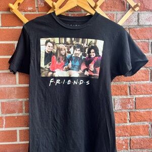 Black Short Sleeve Friends Graphic Tee (unisex)